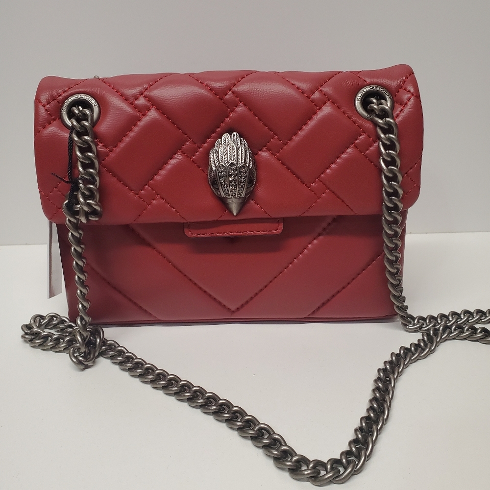 Kurt Geiger London Kensington Mini Leather Quilted Shoulder Crossbody Bag